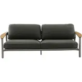 Royal Garden Kemo tuin loungeset 4-delig aluminium/sunbrella/teak