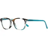 Spectrum leesbril blauw/bruin 2.00