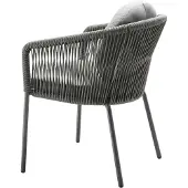 Solpuri Loop dining tuinstoel inclusief zitkussen/rugkussen