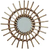 Big Buy Cooking Wandspiegel, natuurlijke uitstraling, diameter 40 cm