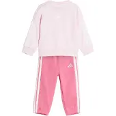 Adidas Trainingspak 'Essentials' rosa / pitaja roze / wit