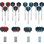Coppens Longfield darts 4 sets steeltip nickelplated brass 21/23 gr