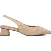 Stefano lauran Dames Hakken D24062 - Beige - Maat 38