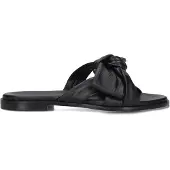 Stefano lauran Dames Slippers 24153 - Zwart - Maat 38
