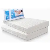 Droommatras Pocketveringmatras Pocket 320 voordeelset 2 matrassen + 2 kussens 80x200