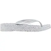 Ilse jacobsen Teenslipper 'Cheerful 13' zilver