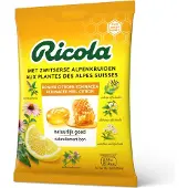 Ricola 3x Keelpastilles Honing Citroen Echinacea Zakje 75 Gr