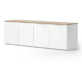 Vicco Woonwand Wido Wit/Sonoma 2 delen, Model 51726