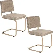Zuiver eetkamerstoel (set van 2) Ridge Soft