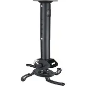 Deltaco ARM-500L Universele Plafondbeugel - Geschikt voor Projectoren - Draaibaar - Kantelbaar - Hoogte Verstelbaar - 15kg Max