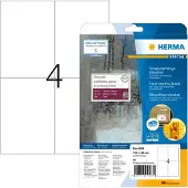 Herma 4583 weersbestendige folie etiketten A4 105 x 148 mm wit (40 etiketten)