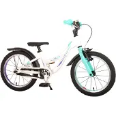 Volare Glamour Kinderfiets - Meisjes - 16 inch - Parelmoer Mint Groen - Prime Collection