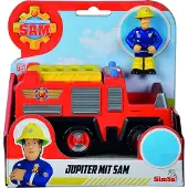 Palomies Sami - Brandweerman Sam - Jupiter met Brandweerman Sam Figuur - Speelgoedvoertuig - vanaf 3 jaar