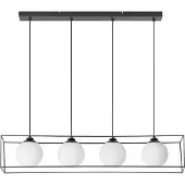 Reality hanglamp Gabbia 100 x 150 cm 4x E14 staal 40W zwart