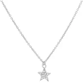 Karma Ketting Zirconia Star Zilver