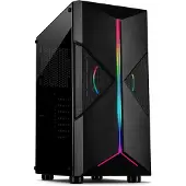 Inter-Tech IT-3306 CAVY Tower Zwart