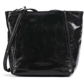 Liebeskind berlin Chudy Paper Touch Crinkle S Crossbody tas zwart