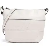 Liebeskind Schoudertas Edda Calf Optic Hobo Bag Arctic Crème