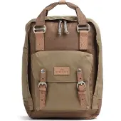 Doughnut Rugzak 'Macaroon Euro' beige / karamel / lichtbruin