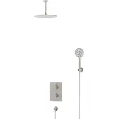 Maxaro Radius Regendouche Inbouw | Rvs 25 cm Regendouche Thermostatisch