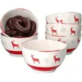 MamboCat Set van 6 koektrommels Rendier Unik Ø14cm - 23105793