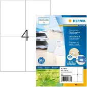 Herma Etiket recycling 10734 105x148mm 320stuks wit