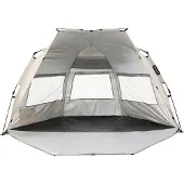 Deryan Up To Go Pop Up Strandtent - Anti-UV 50+ - Compact - Zilver