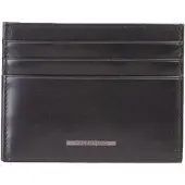 Valentino Leren kaarthouder Vill Credit Card Case Nero zwart