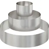 vidaXL Plantenbak Zilver 90 x 90 x 20 cm Roestvrij staal