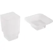 Beliani UVITA - 6-delige badkamer hardware set - Zwart - Aluminium