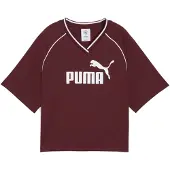 Puma Functioneel shirt 'Essential' bordeaux / wit