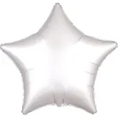 Amscan Folie ballon ster wit | niet gevuld