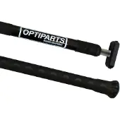 Optiparts Optimist Helmstokverlenger 60cm x 20 mm X-Gripped Zwart