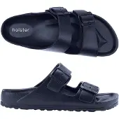 Holster Sundreamer vegan slides podologisch goedgekeurd slipper donker