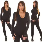 Koucla jumpsuit dames zwart maat S
