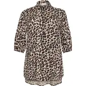 KAFFE CURVE blouse bruin female | Maat: 46