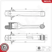 ESEN SKV 75SKV337 Motorsteunlager