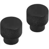 Differnz meubelknop Utrecht 25 mm mat zwart 2 stuks