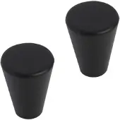 Differnz meubelknop Rotterdam 20 mm mat zwart 2 stuks