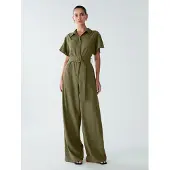 Willa Jumpsuit 'Zel' olijfgroen