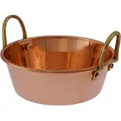 Ich-zapfe Pot, Kookpan voor marmelade - koper en messing, 10 cm