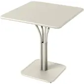 Fermob LUXEMBOURG kleine tafel met massief blad staal 71x71 cm