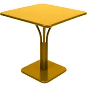 Fermob LUXEMBOURG kleine tafel met massief blad staal 71x71 cm