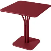 Fermob LUXEMBOURG kleine tafel met massief blad staal 71x71 cm