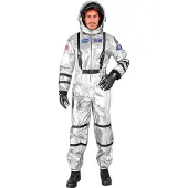 Widmann Astronauten kostuum zilver Remi heren