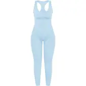SMILODOX Jumpsuit ' Seamless Elsie ' lichtblauw