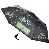Robin Ruth - Automatische paraplu - Brussel - Fiets - Zwart