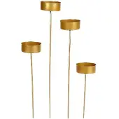 HBX natural living Kaarshouder Goud Ø4.5 cm