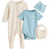 Next Nachtkledij beige / blauw