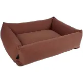 D&D Home - Eden Hondenmand - Waterafstotend & Wasbare Hoes - Maroon - Medium 90x70x22cm